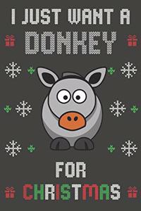 I Just Want A Donkey For Christmas