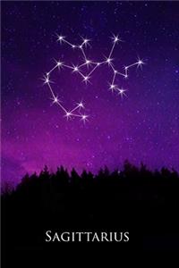 2020 Daily Planner Sagittarius Constellation Night Sky Astrology Symbol 388 Pages
