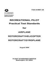Recreational Pilot: Practical Test Standards for Airplane, Rotorcraft.