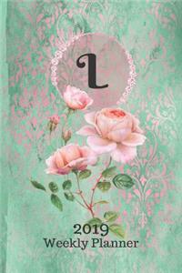 Letter L Personalized 2019 Plan on It Weekly Planner