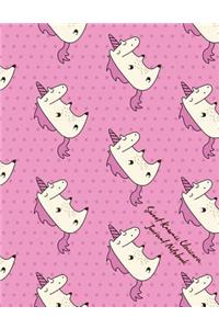 Sweet Kawaii Unicorn Journal Notebook