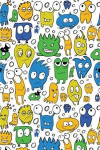 Journal: Little Monsters 6x9 - Lined Journal - Writing Journal with Blank Lined Pages