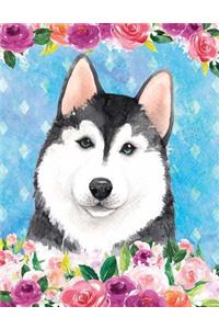 My Big Fat Bullet Journal for Dog Lovers Husky in Flowers 4
