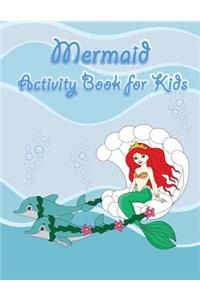 Mermaid Activity Book For Kids