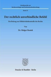 Der Rechtlich Unverbindliche Befehl