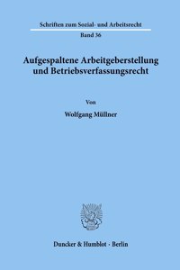 Aufgespaltene Arbeitgeberstellung Und Betriebsverfassungsrecht