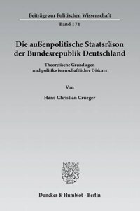 Die Aussenpolitische Staatsrason Der Bundesrepublik Deutschland