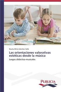 orientaciones valorativas estéticas desde la música