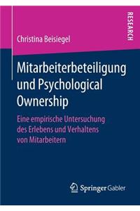 Mitarbeiterbeteiligung Und Psychological Ownership