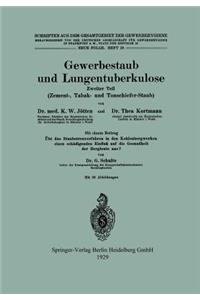 Gewerbestaub und Lungentuberkulose