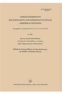 Einfluß der Hinterschiffsform auf das Manövrieren von Schiffen auf flachem Wasser
