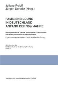 Familienbildung in Deutschland Anfang Der 90er Jahre