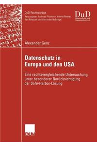 Datenschutz in Europa und den USA