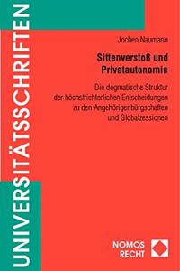 Sittenverstoss Und Privatautonomie