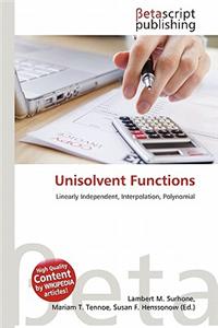 Unisolvent Functions