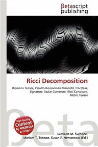 Ricci Decomposition