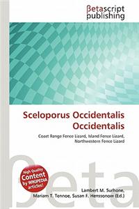 Sceloporus Occidentalis Occidentalis