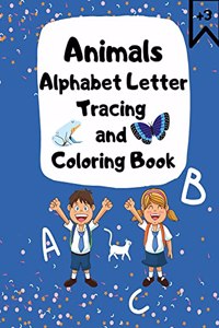 Alphabet Letter Tracing and Coloring Book