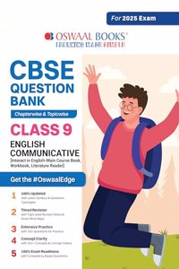 Oswaal CBSE Question Bank Class 9 English Communicative Hardcover Book, Chapterwise and Topicwise Solved Papers For 2025 Exams