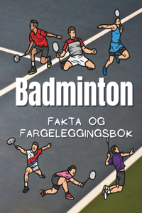 Badmintonfakta og fargeleggingsbok