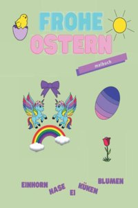 Frohe Ostern, malbuch