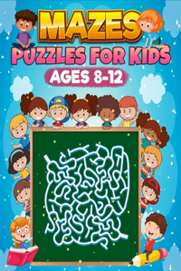 Mazes Puzzles for Kids Age 8-12