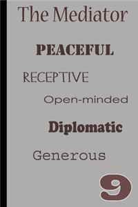 Enneagram 9 The Mediator Daily Gratitude Journal