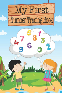 My First Number tracing book