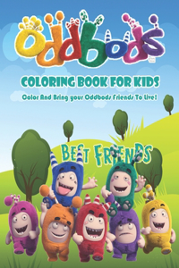 Oddbods Coloring Book For Kids