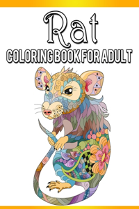 Rat Coloring Book for Adults