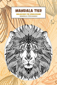 Malbücher für Erwachsene - Mandala Stressabbau - Mandala Tier