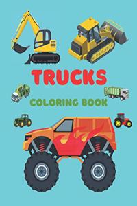 Trucks Coloring Book