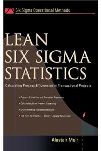 Lean Six SIGMA Statistics