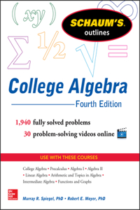 EBK Schaum's Outline of College Algebra