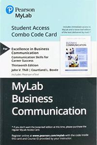 Mylab Business Communication with Pearson Etext -- Combo Access Card -- For Excellence in Business Communication