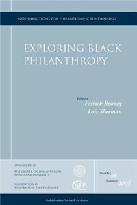 Exploring Black Philanthropy