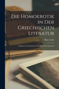 Homoerotik in der Griechischen Literatur