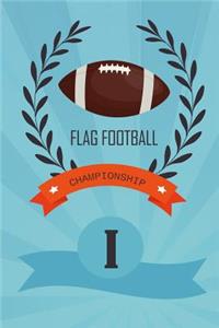 Thick Journal - Back To School Stationery Supplies (119 Pages) - Flag Football