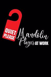 Quiet Please Mandolin Player At Work