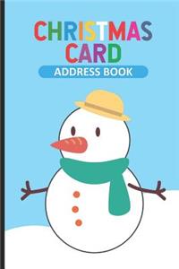 Christmas Card Address Book