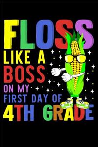 Floss like a boss on my first day of 4th grade