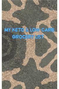 Keto & Low Carb Grocery List