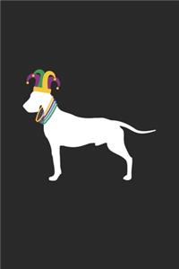 Great Dane Journal - Great Dane Notebook - Mardi Gras Gift for Great Dane Lovers