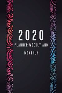 2020 Planner Weekly And Monthly