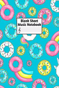 Blank Sheet Music Notebook