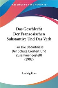 Geschlecht Der Franzosischen Suhstantive Und Das Verh