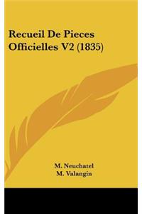 Recueil de Pieces Officielles V2 (1835)