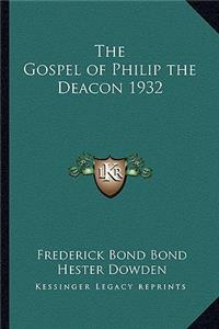 Gospel of Philip the Deacon 1932