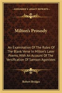 Milton's Prosody