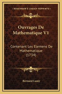 Ouvrages De Mathematique V1
